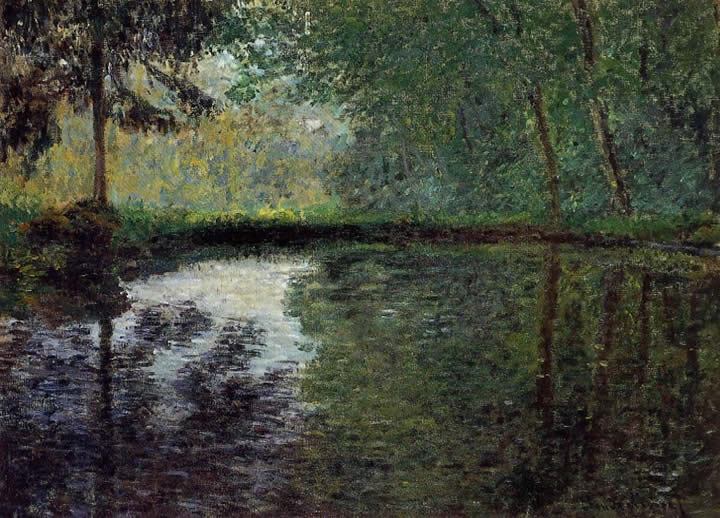Claude Monet The Pond at Montgeron 1